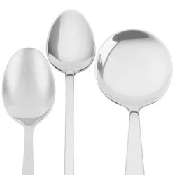 Acopa Lydia 6 1/4" 18/8 Stainless Steel Extra Heavy Weight Teaspoon - 12/Case