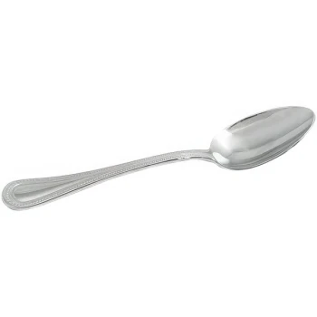 Bon Chef S1004 Sombrero 9 1/4" 18/10 Stainless Steel Extra Heavy Tablespoon / Serving Spoon - 12/Case