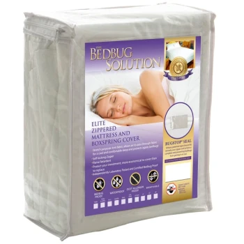 Bargoose Elite Zippered Bed Bug Proof XL Twin Mattress / Boxspring Cover