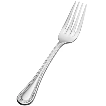Bon Chef S1005 Sombrero 7 9/16" 18/10 Stainless Steel Extra Heavy Dinner Fork - 12/Case