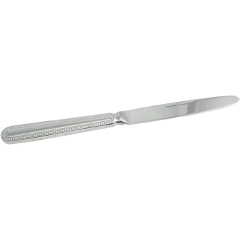 Bon Chef S1012 Sombrero 9 5/8" 13/0 Stainless Steel Extra Heavy European Size Solid Handle Dinner Knife - 12/Case