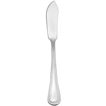 Delco Prima by 1880 Hospitality B595KSBF 6 7/8" 18/0 Stainless Steel Heavy Weight Butter Knife - 36/Case