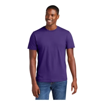 District Very Important Tee DT6000 Unisex Customizable Purple Short Sleeve T-Shirt - Combed Ring-Spun Cotton - Extra Large