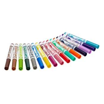 Crayola 588703 Pip-Squeaks Assorted Color Washable Markers - 16/Pack