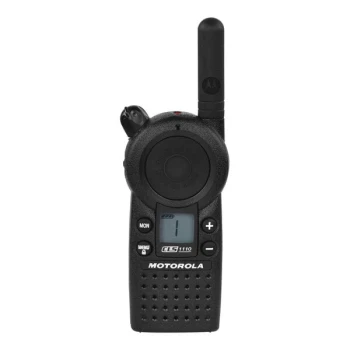 Motorola CLS Series Portable UHF Analog 1-Channel Two-Way Business Radio CLS1110 - 1W, 459.5- 469.5 MHz