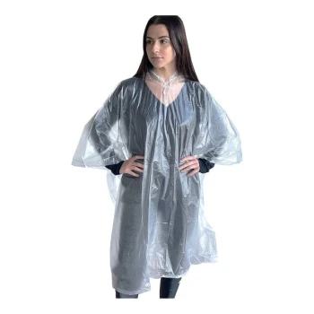 Cordova 52" x 80" Clear Economy Rain Poncho