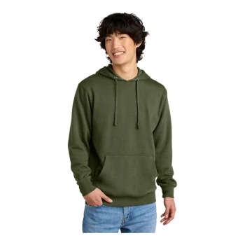District DT6100 Unisex Customizable Olive V.I.T. Fleece Hoodie Sweatshirt - Ring Spun Cotton - 2X