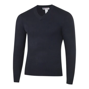 National Patrol by Henry Segal Men's Customizable Navy High-Tech Acrylic Long Sleeve Sweater - XL