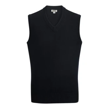 Edwards 4561 Unisex Customizable Navy Jersey Knit Vest - Acrylic - 2X
