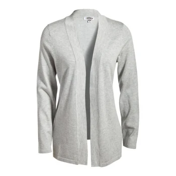Edwards 7056 Women's Customizable Gray Heather Shirttail Cardigan - Cotton / Acrylic / Nylon Blend - 2X
