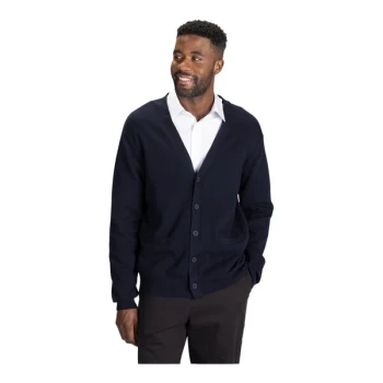 Edwards 4080 Unisex Customizable Navy Jersey Knit Cardigan - Cotton Blend - 2X