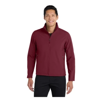 Port Authority J317 Unisex Customizable Maroon Core Soft Shell Jacket - 6X