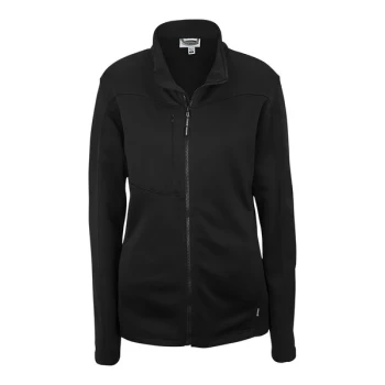 Edwards 6440 Women's Customizable Black Performance Tek Full-Zip Sweater / Jacket - Fleece - Small