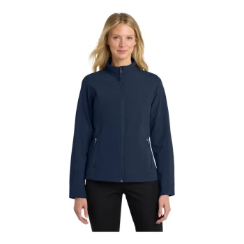 Port Authority L317 Women's Customizable Dress Blue Core Soft Shell Jacket - Small