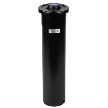 San Jamar C2410CBK EZ-Fit® In-Counter 8 - 46 oz. Cup Dispenser with Black Gasket - 23 1/4" Long