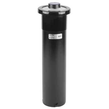 San Jamar C2210C18 Euro EZ-Fit® In-Counter 6 - 24 oz. Cup Dispenser - 18" Long