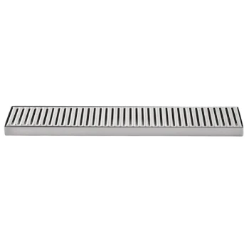 TableCraft 10482 19" x 4 1/8" Stainless Steel Drip Tray