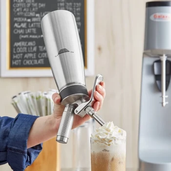 Chef Master .5 Liter Stainless Steel Whipped Cream Dispenser