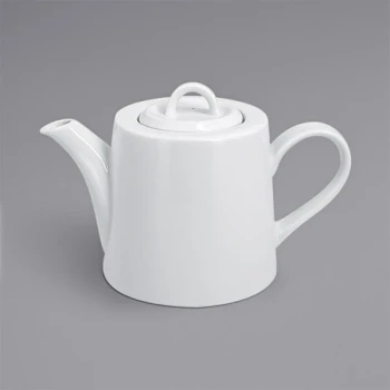 RAK Porcelain Access 15.2 oz. Porcelain Teapot with Lid - 4/Case