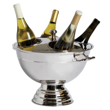 Franmara 8316 Festive Customizable Four-Bottle Heavy-Duty Cooler with Lid - 13 1/2" x 12"