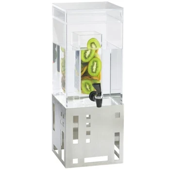 Cal-Mil 1602-1INF-55 1.5 Gallon Stainless Steel Beverage Dispenser with Infusion Chamber