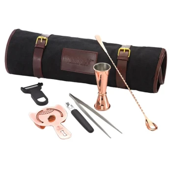 Barfly® M37100CP Essential 7-Piece Copper-Plated Cocktail Kit