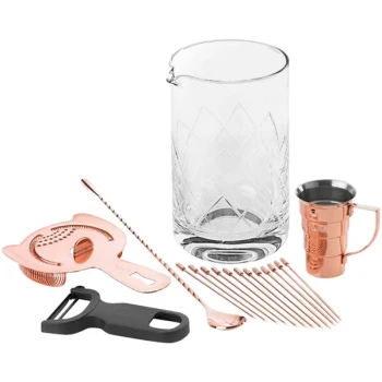 Barfly® Copper-Plated Stirred Martini 6-Piece Cocktail Tool Kit M37139CP