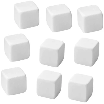 Outset® 76434 White Marble Whiskey Stones - 9/Pack