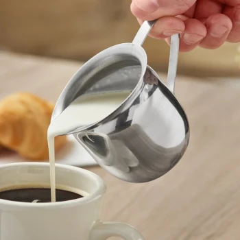 Choice 8 oz. Stainless Steel Bell Creamer