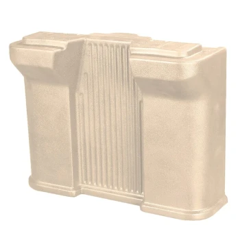 Carlisle 668706 Beige Standard Food Bar Leg for "Six Star" Portable Food Bar
