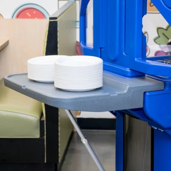 Cambro Navy Blue End Table for Cambro Versa Food Bars and Work Tables VBRTBL186