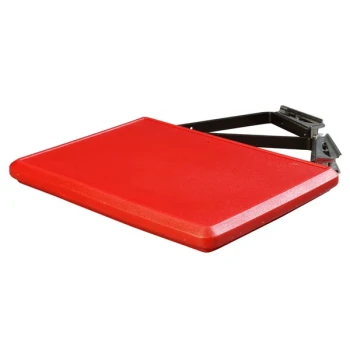 Carlisle 662505 Red Six Star End Shelf for Carlisle Six Star Freestanding Food Bars