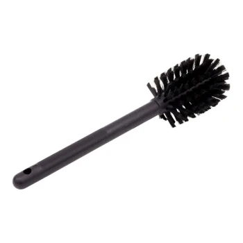 Carlisle Sparta 12" Black Carafe and Server / Bottle Cleaning Brush - 2 3/4" Bristle Diameter 40000EC03