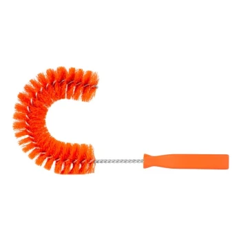 Carlisle Sparta 11 1/2" Orange Clean-In-Place Hook Brush 41100EC24
