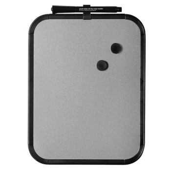 MasterVision CLK020402 11" x 14" Magnetic Lacquered Steel Dry Erase Board with Marker and Magnets