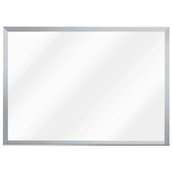 Aarco WAC1824 Commercial Series 24" x 18" General Purpose White Melamine Markerboard with Aluminum Frame