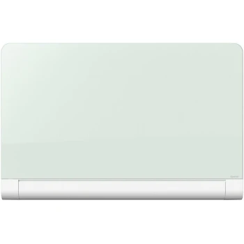 Quartet G8548HT Horizon 85" x 48" Magnetic Glass Markerboard with Hidden Tray