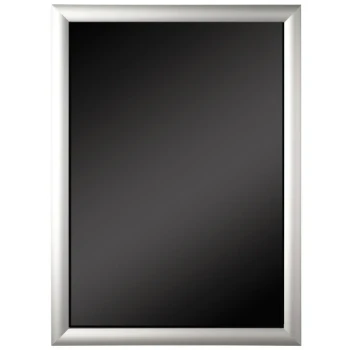 MasterVision VT610416370 24" x 18" Reversible Wall-Mount Wet Erase Board / Poster Holder with Aluminum Frame