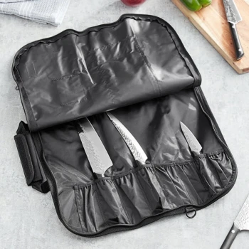 Kai KA0880 Black 8 Pocket Knife Roll