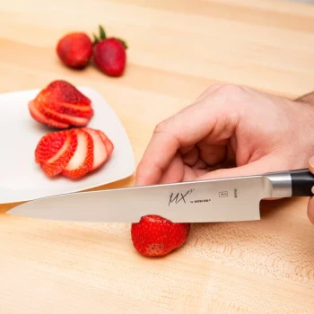 Mercer Culinary M16160 MX3® 5 9/10" San Mai VG-10 Stainless Steel Japanese Petty / Utility Knife