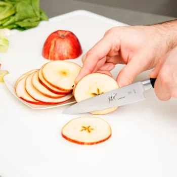 Mercer Culinary M16170 MX3® 4 3/4" San Mai VG-10 Stainless Steel Japanese Petty / Utility Knife