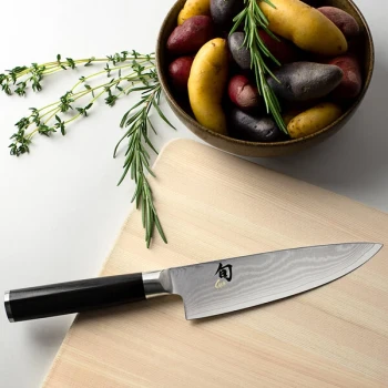 Shun DM0723 Classic 6" Forged Chef Knife with Pakkawood Handle