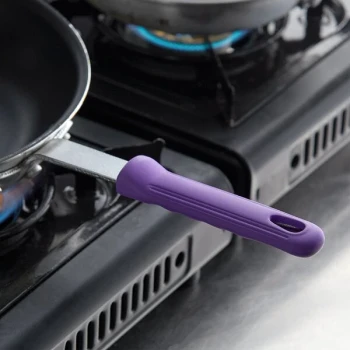 Vollrath 10816P Purple Allergen-Free Removable Silicone Pan Handle Sleeve for 10" and 12" Fry Pans