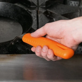 Lodge ASCRHH61 Orange Silicone Handle Holder for Lodge Pre-Seasoned Carbon Steel Skillets