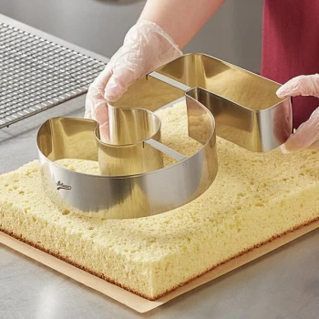 Ateco 6965 11" x 7 1/2" Stainless Steel Number 5 Cutter