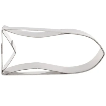 Ateco 4960 5 1/2" x 1 1/4" Stainless Steel Fish Mold / Cutter
