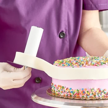 Ateco 4" Stainless Steel Fondant Strip Applicator 4206