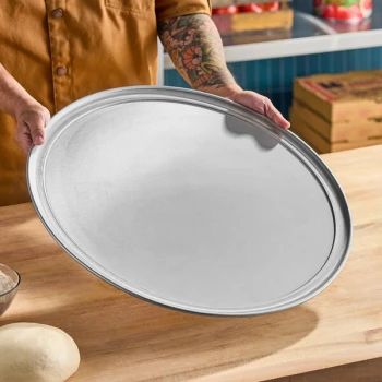 American Metalcraft HATP21 21" Heavy Weight Aluminum Wide Rim Pizza Pan