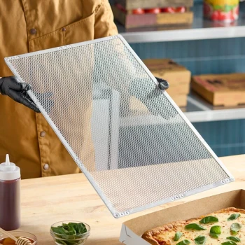 American Metalcraft 18744 16" x 24" Expanded Aluminum Pizza Screen