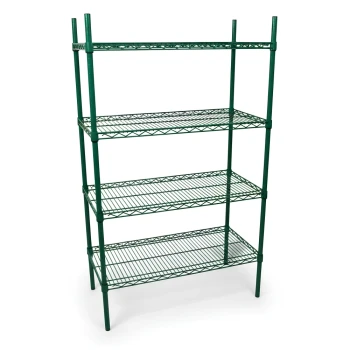 Casifit, Shelving Unit, 4 Shelves, Wire, 45.5 cm Depth, 91 cm Width, 185 cm Height